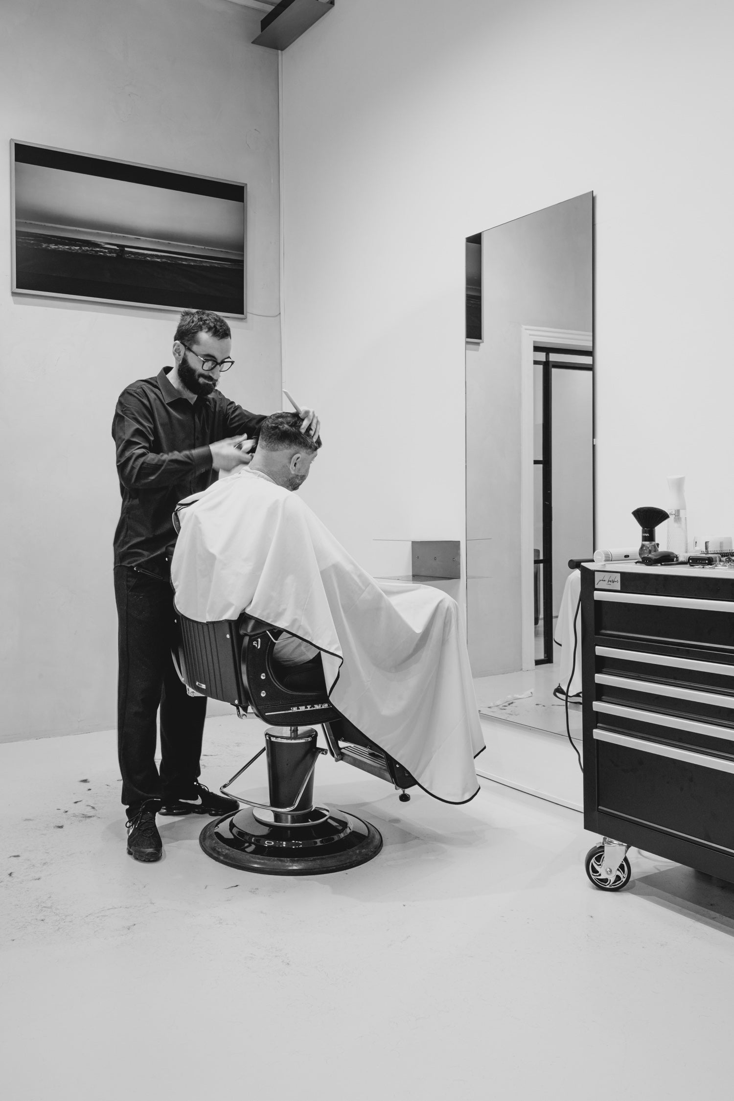 Stack Steel - Dubbele bediening plank in roestvrij geborsteld staal